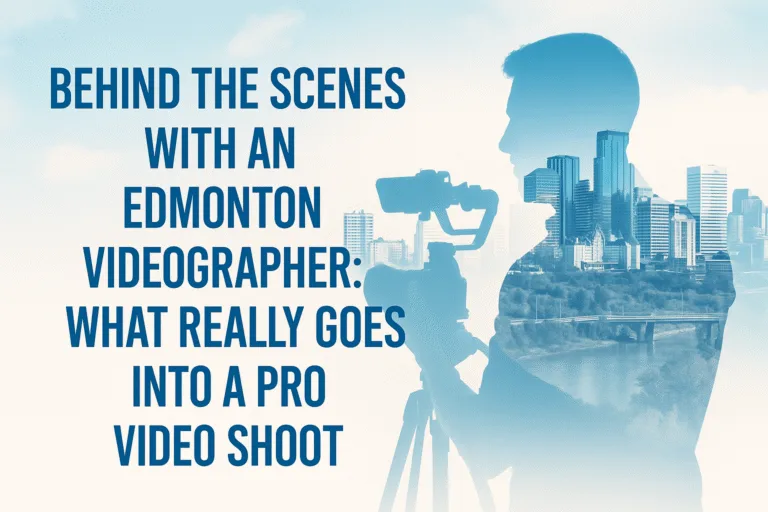 Behind the Scenes with an Edmonton Videographer | Pro Video Shoot Process