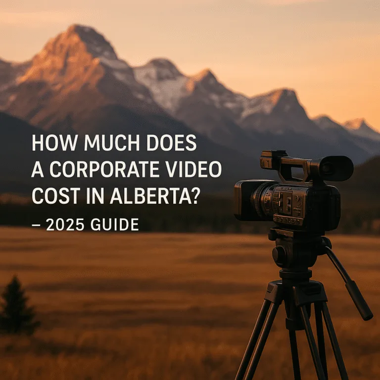 How Much Does a Corporate Video Cost in Alberta? [2025 Pricing Guide]
