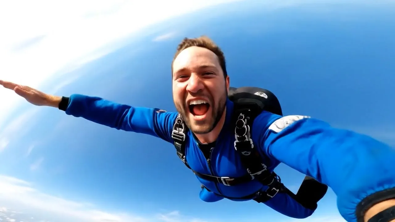 Skydiving Video Thumbnail