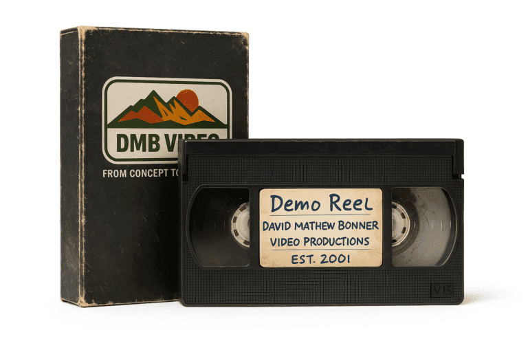 VHS tape thumbnail for David Mathew Bonner demo reel